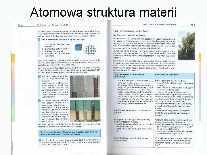 Atomowa struktura materii 