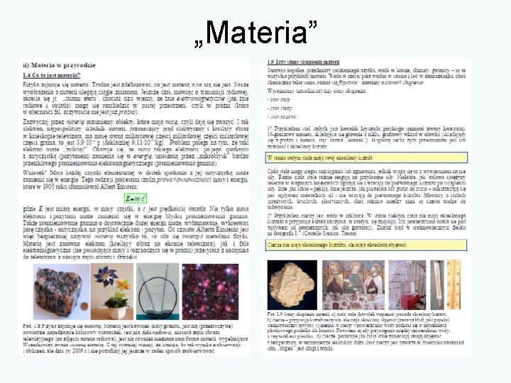 „Materia” 