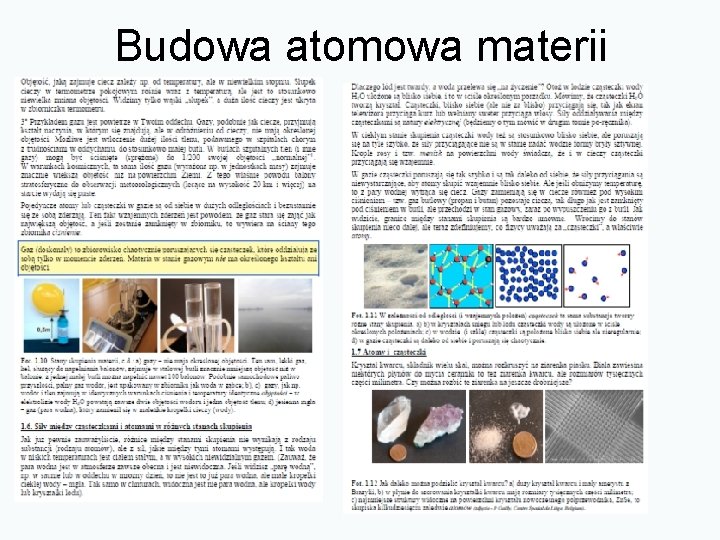 Budowa atomowa materii 