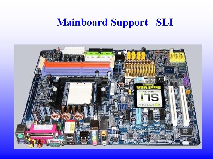 Mainboard Support SLI 