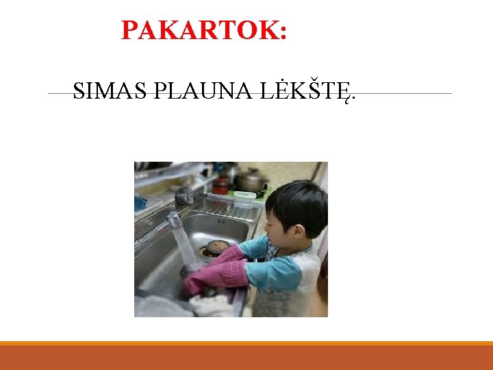 PAKARTOK: SIMAS PLAUNA LĖKŠTĘ. 