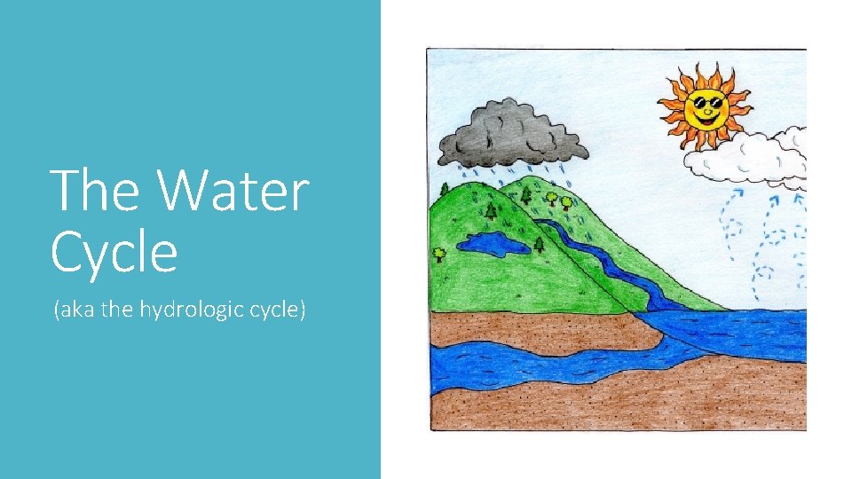 The Water Cycle (aka the hydrologic cycle) 