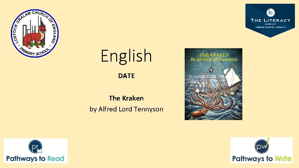 English DATE The Kraken by Alfred Lord Tennyson 