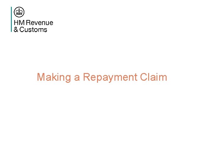 Making a Repayment Claim 