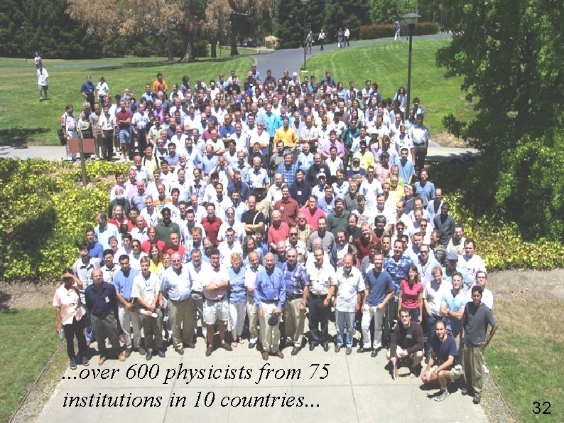 . . . A Collaboration. . . over 600 physicists from 75 institutions in