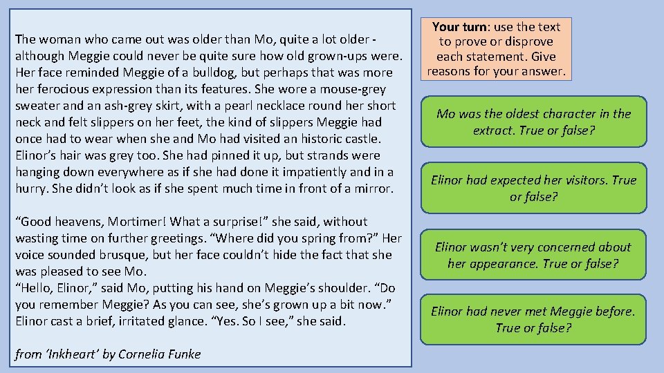 The woman who came out was older than Mo, quite a lot older although