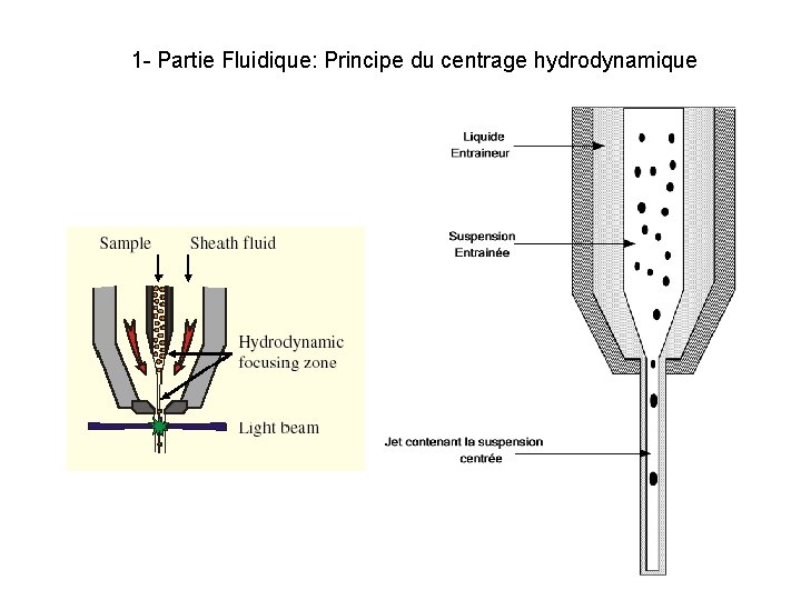 1 - Partie Fluidique: Principe du centrage hydrodynamique 