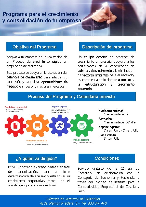Programa para el crecimiento y consolidacin de tu
