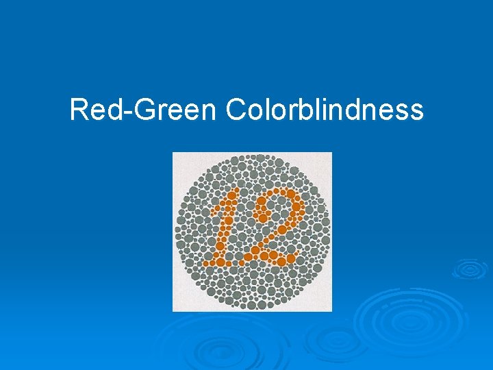 Red-Green Colorblindness 