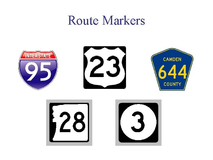 Route Markers 