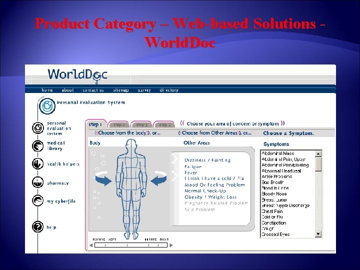 Product Category – Web-based Solutions World. Doc 