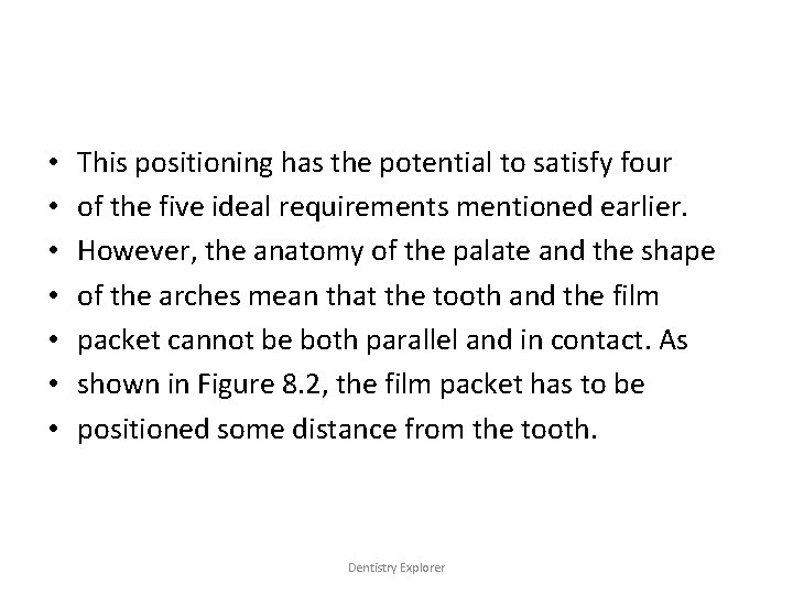  • • This positioning has the potential to satisfy four of the five