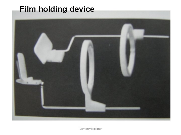 Film holding device Dentistry Explorer 