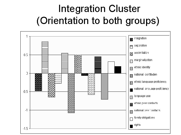 Integration Cluster (Orientation to both groups) 