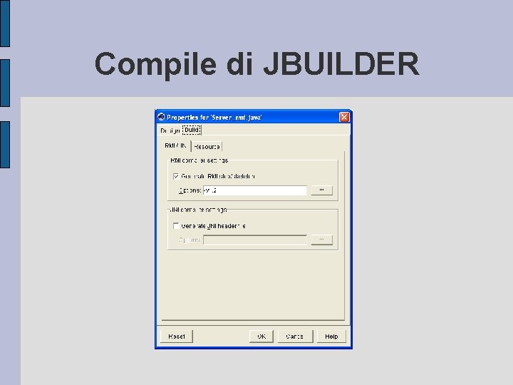 Compile di JBUILDER 