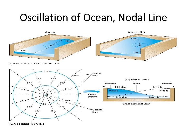 Oscillation of Ocean, Nodal Line Oscillation of Ocean, Nodal Line