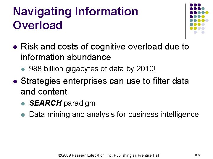 Navigating Information Overload l Risk and costs of cognitive overload due to information abundance