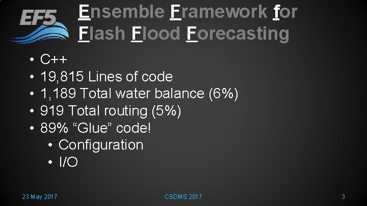 Ensemble Framework for Flash Flood Forecasting • • • C++ 19, 815 Lines of