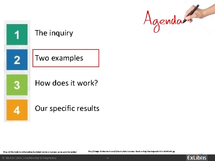 The inquiry Two examples How does it work? Our specific results https: //slidemodel. com/templates/animated-rainbow-business-powerpoint-template/