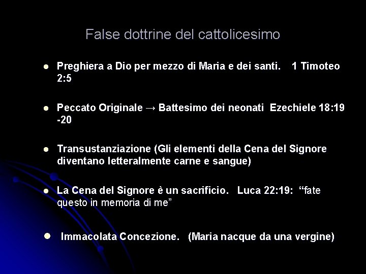 False dottrine del cattolicesimo l Preghiera a Dio per mezzo di Maria e dei