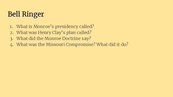 Bell Ringer 1 2 3 4 What is