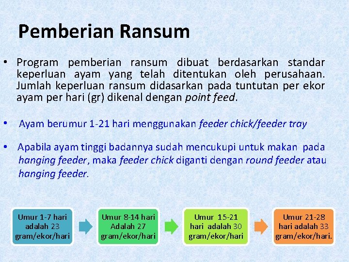 MANAJEMEN BREEDING LABORATORIUM PRODUKSI TERNAK UNGGAS FAKULTAS PETERNAKAN