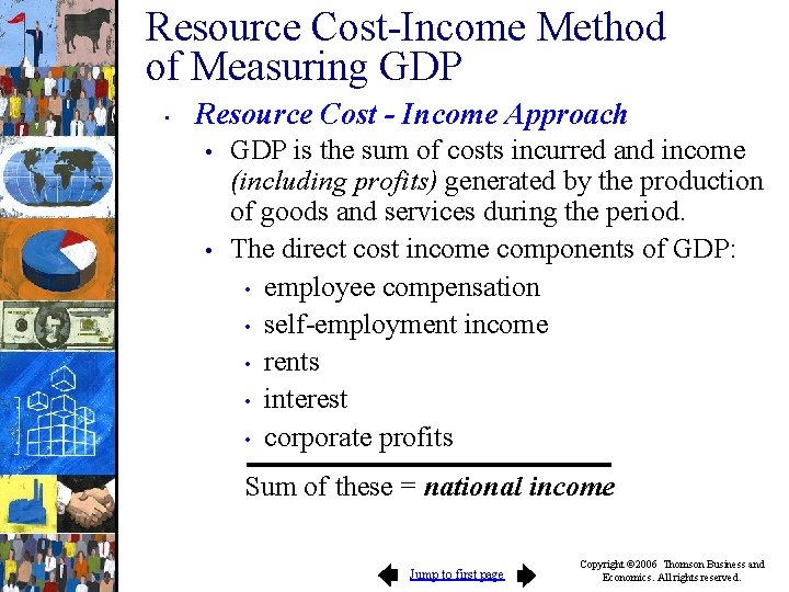 Resource Cost-Income Method of Measuring GDP • Resource Cost - Income Approach • •