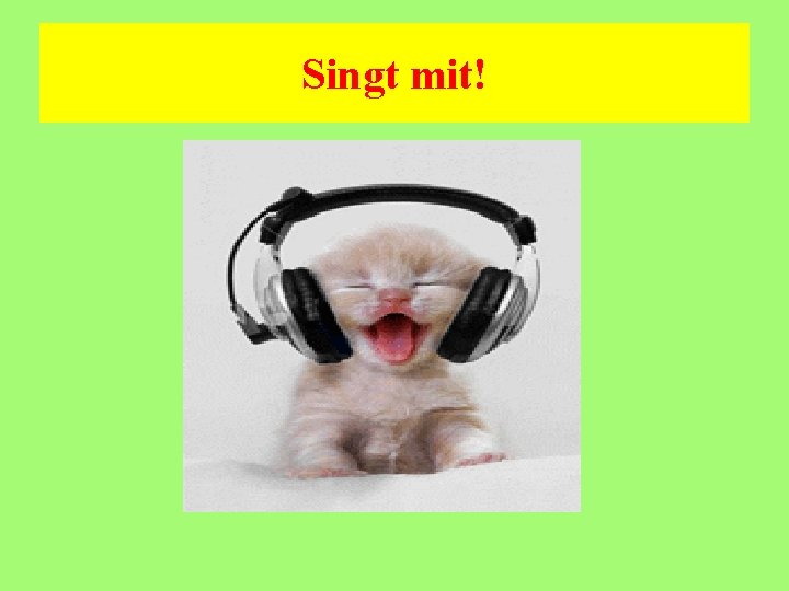 Singt mit! 