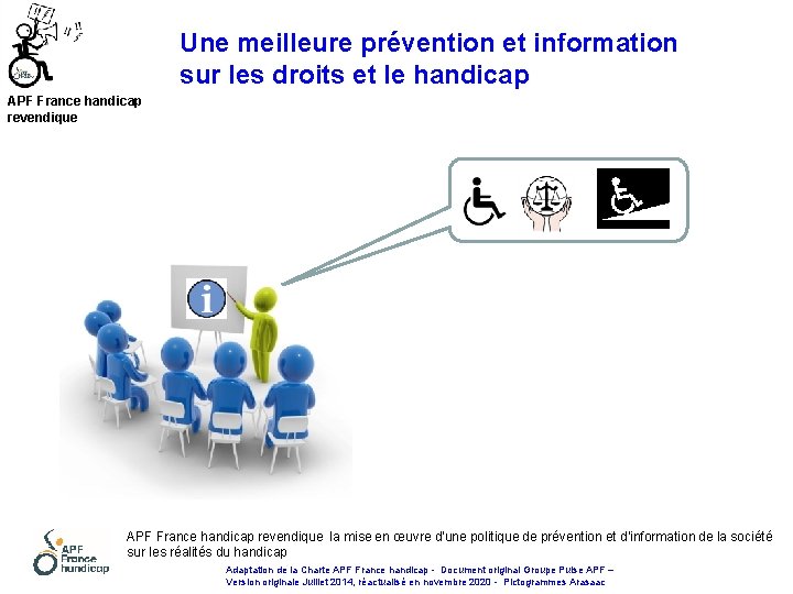 Une meilleure prévention et information sur les droits et le handicap APF France handicap