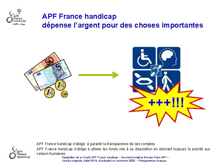 APF France handicap dépense l’argent pour des choses importantes +++!!! APF France handicap s'oblige