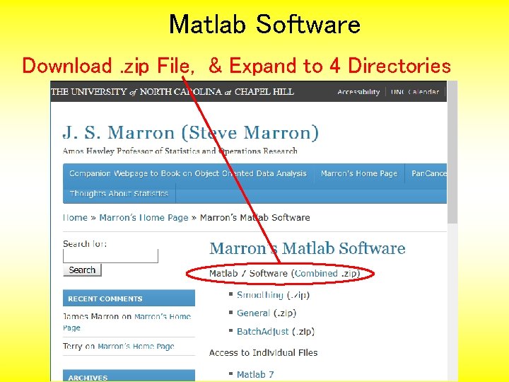 Matlab Software Download. zip File, & Expand to 4 Directories 