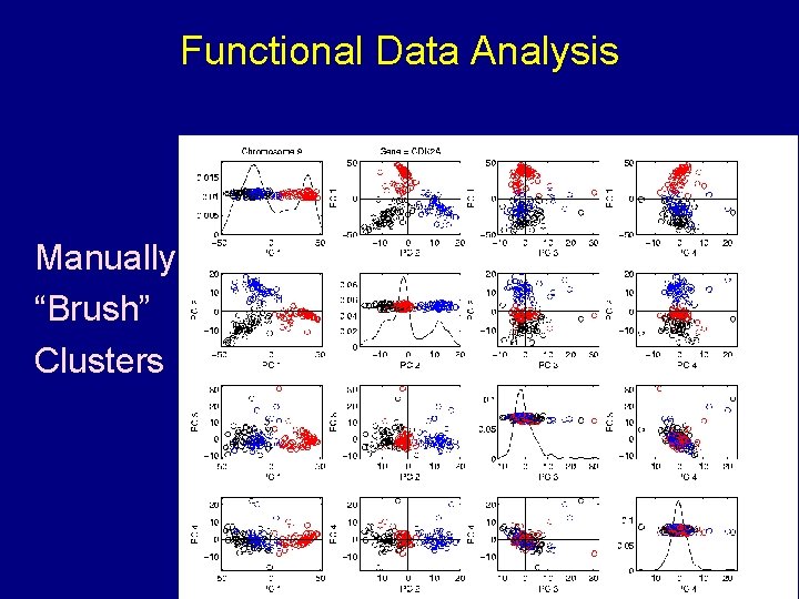 Functional Data Analysis Manually “Brush” Clusters 