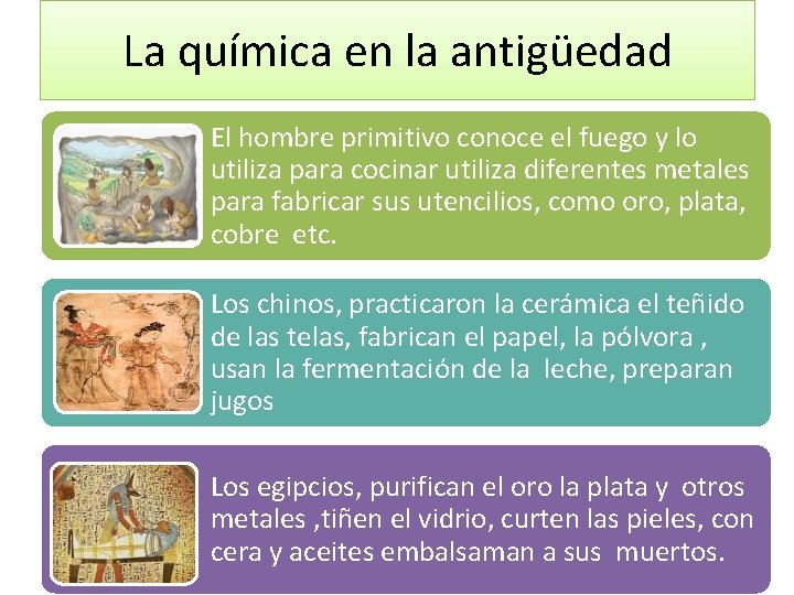 LA QUMICA COMO UNA HERRAMIENTA PARA LA VIDA