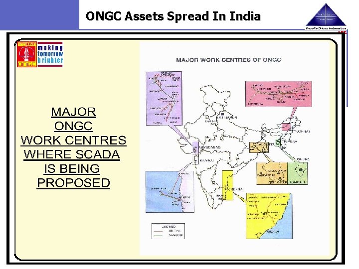 ONGC Assets Spread In India ONGC Assets Spread In India