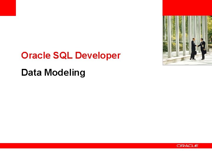 <Insert Picture Here> Oracle SQL Developer Data Modeling 