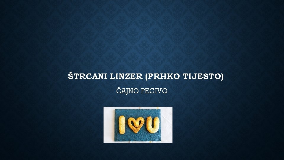 ŠTRCANI LINZER (PRHKO TIJESTO) ČAJNO PECIVO 