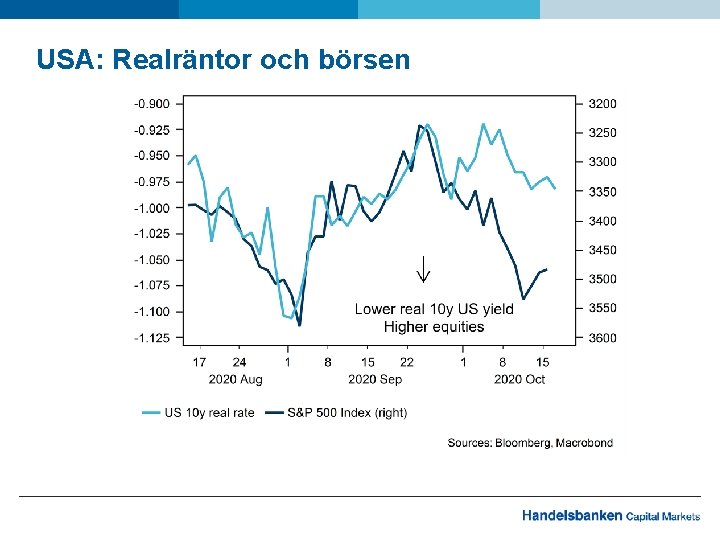 USA: Realräntor och börsen 