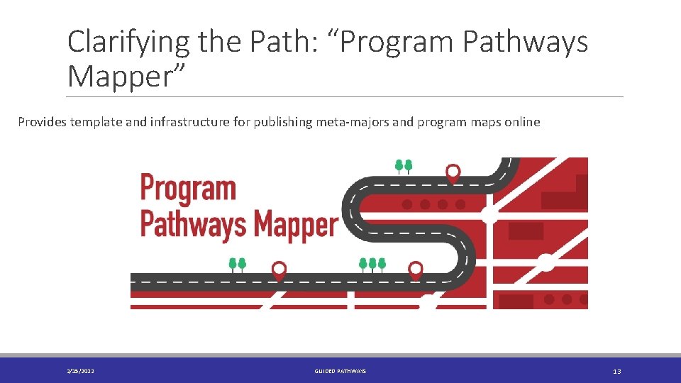 Use Designated Pathways Guided Pathways Metamajors and the Vision for El