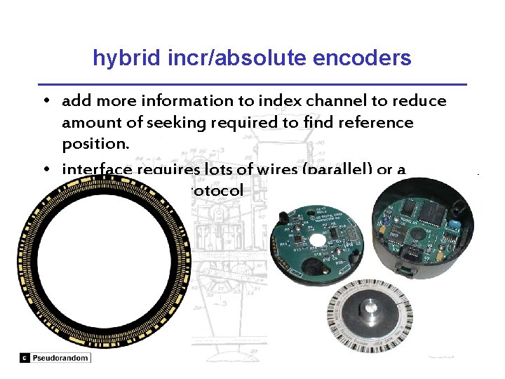 hybrid incr/absolute encoders • add more information to index channel to reduce amount of