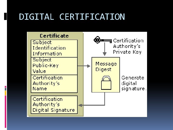 DIGITAL CERTIFICATION 