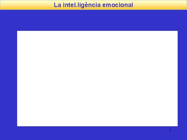 La intel. ligència emocional 7 