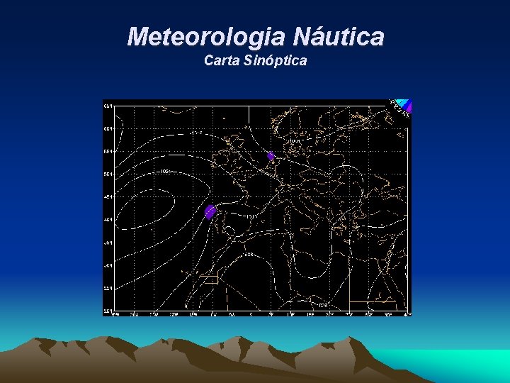Meteorologia Náutica Carta Sinóptica 