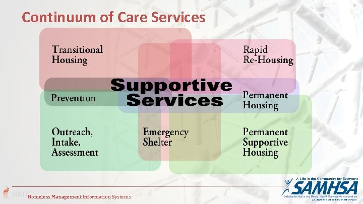 Continuum of Care Services HMISHomeless Management Information Systems 