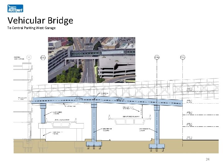 Vehicular Bridge To Central Parking West Garage 24 