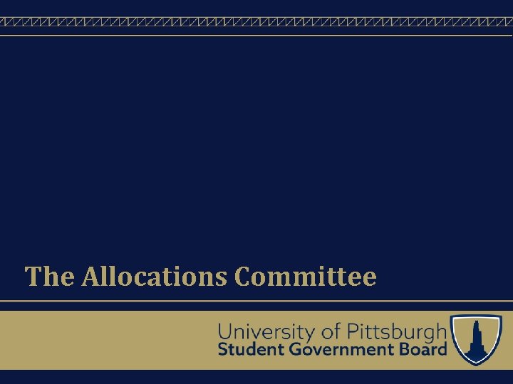 The Allocations Committee 