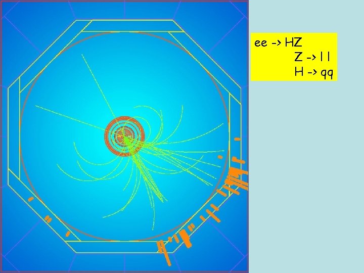 ee -> HZ Z -> l l H -> qq 