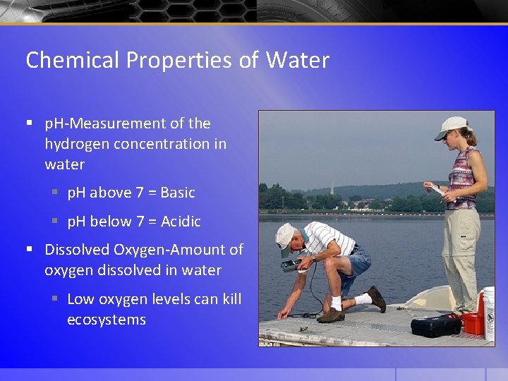 Chemical Properties of Water § p. H-Measurement of the hydrogen concentration in water §