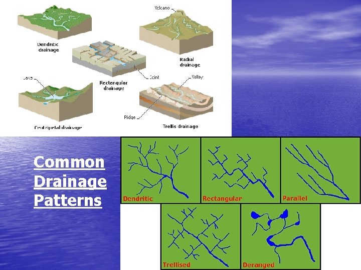 Common Drainage Patterns 