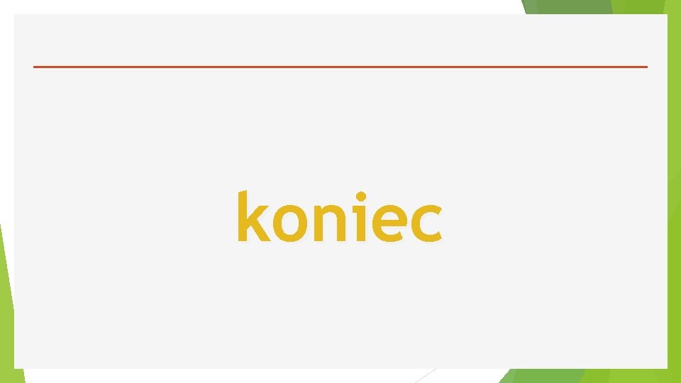 koniec 