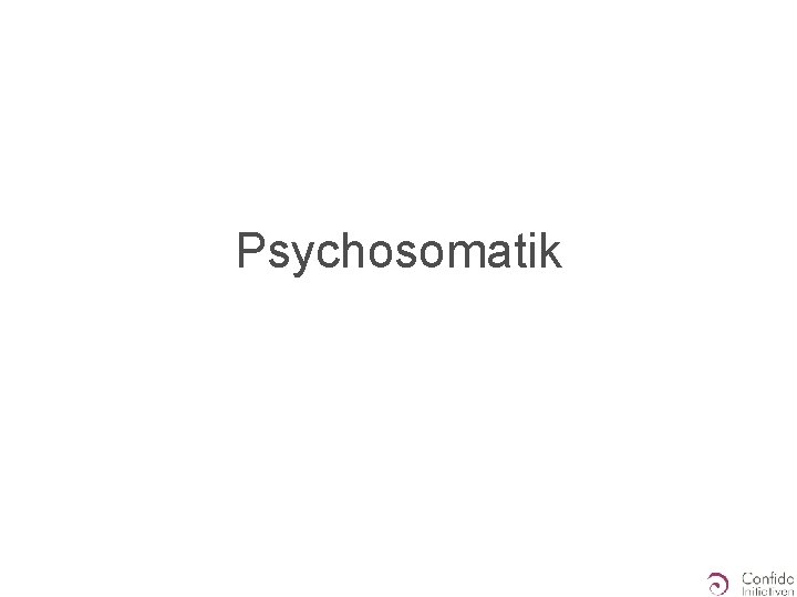 Psychosomatik 